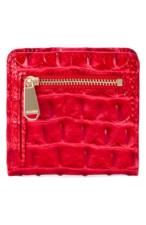 Brahmin Jane Croc Embossed Leather Wallet