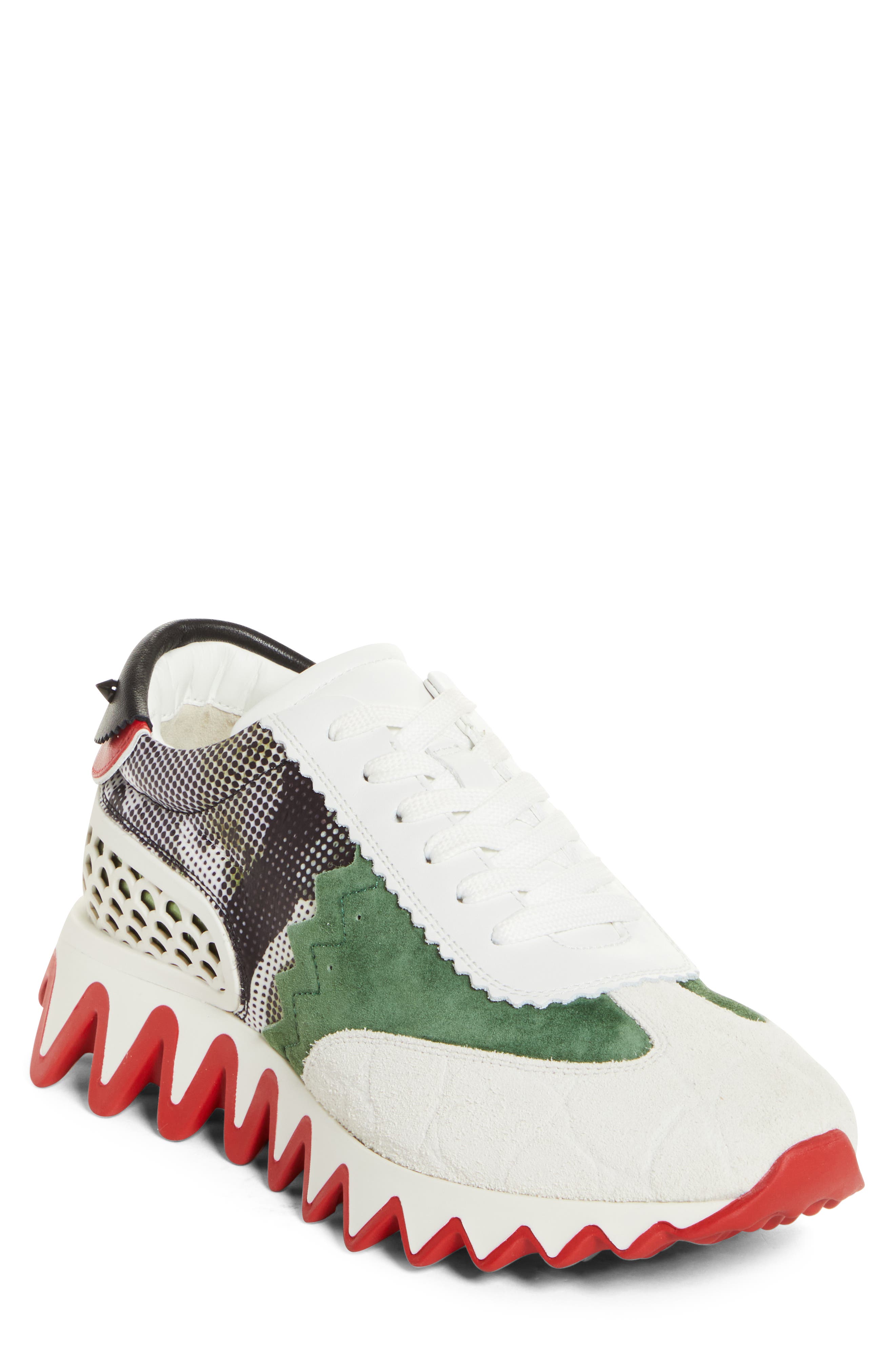 Christian Louboutin Loubishark Donna Sneaker, Main, color, 