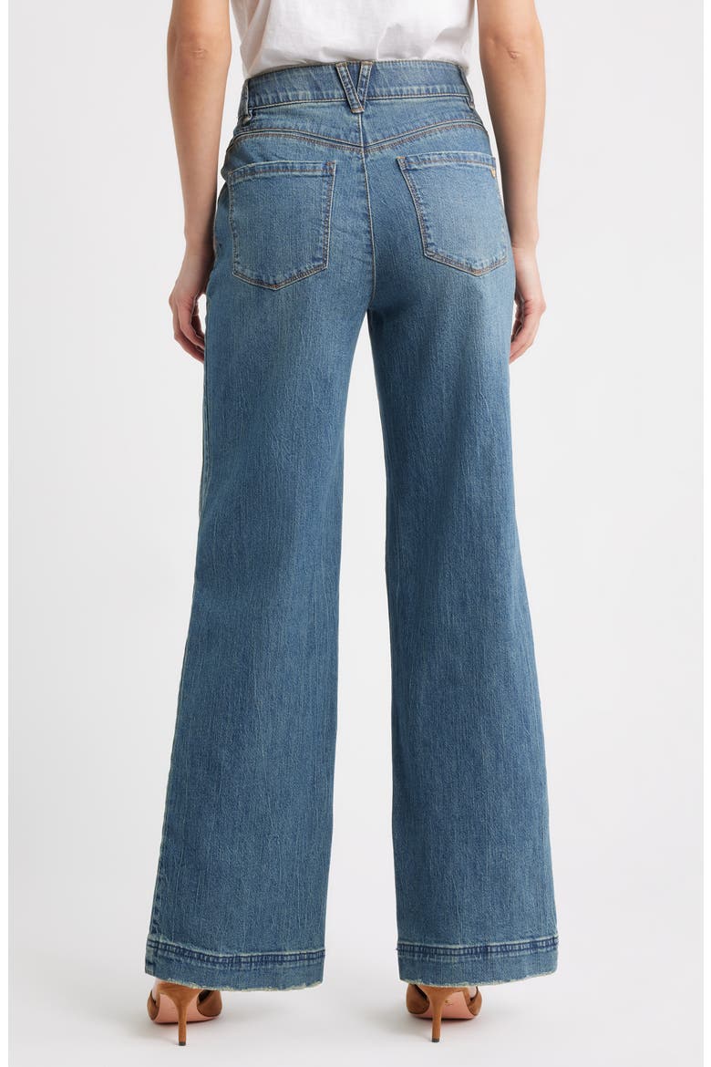 Gracie Skyrise Wide Leg Jeans, Alternate, color, MID BLUE ARTISANAL