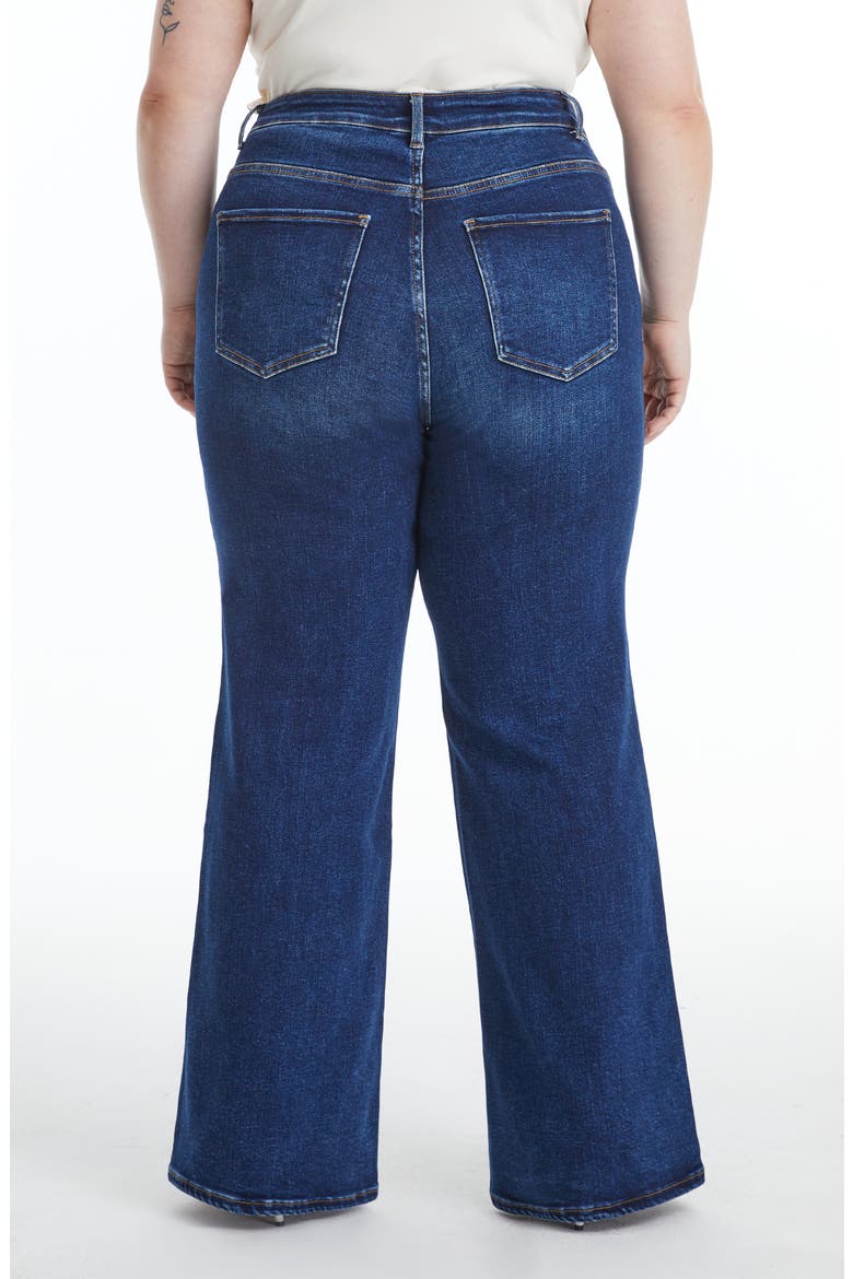 Linda High Waist Wide Leg Jeans, Alternate, color, DEEP SEA