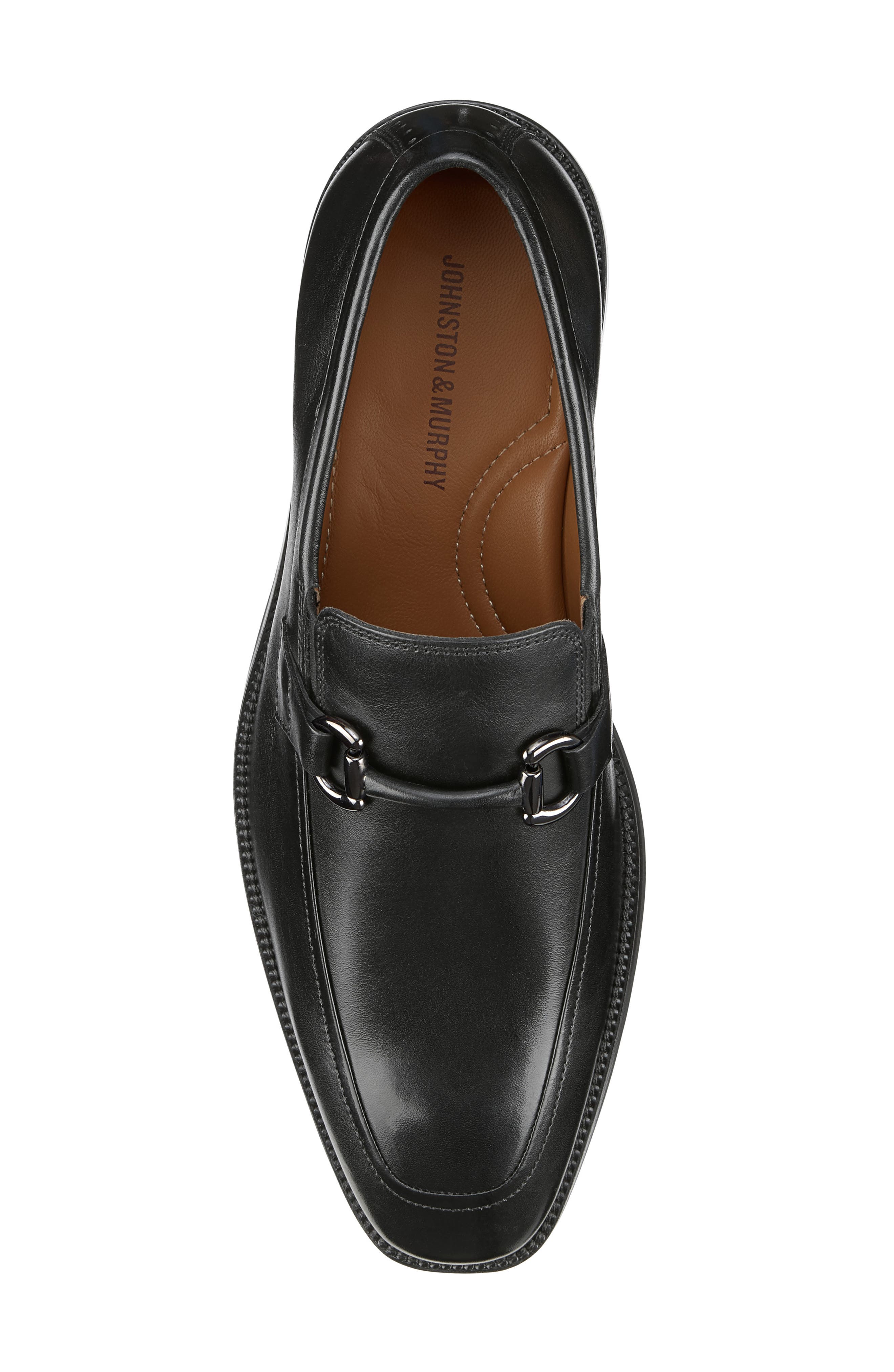 Johnston & Murphy Everett Bit Loafer, Alternate, color, Black