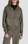 DKNY Mixed Media Hoodie