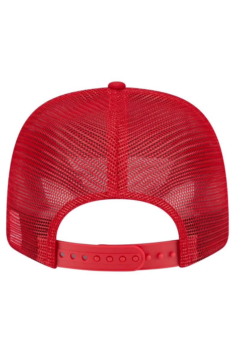 Men's New Era Red Washington Nationals Flag 9SEVENTY COOLERA Stretch-Snap Hat, Alternate, color, Red