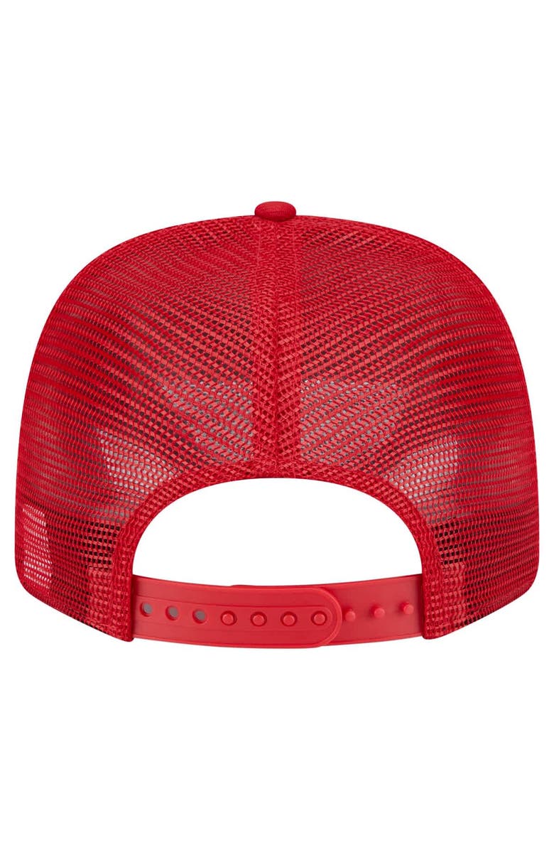 New Era Men's New Era Red Washington Nationals Flag 9SEVENTY COOLERA Stretch-Snap Hat, Alternate, color, Red