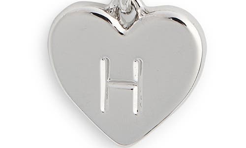 Kate Spade New York Initial Here Pendant Necklace In Silver