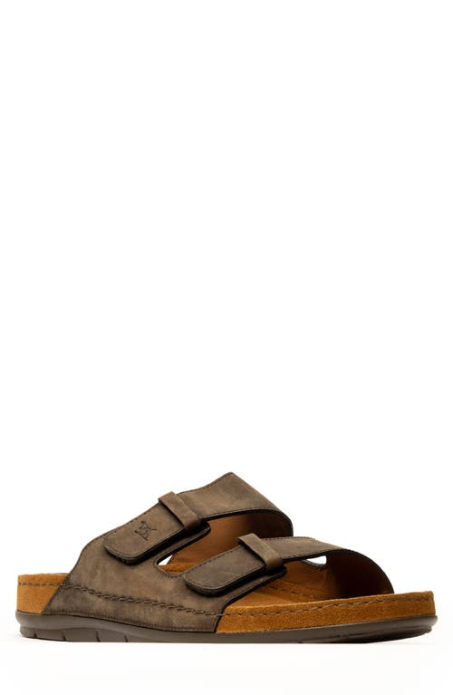 Rodd & Gunn Ranfurly Slide Sandal In Chocolate