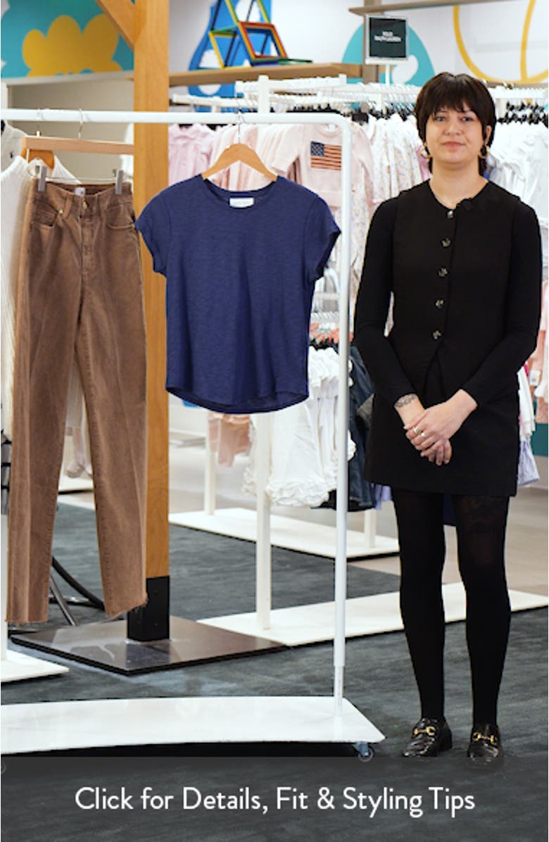 Cotton Blend Slub Baby Tee, sales video thumbnail