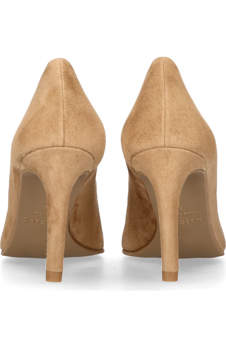 MASCARO Suede Pointed Toe Pump, Alternate, color, Light/Pastel Brown