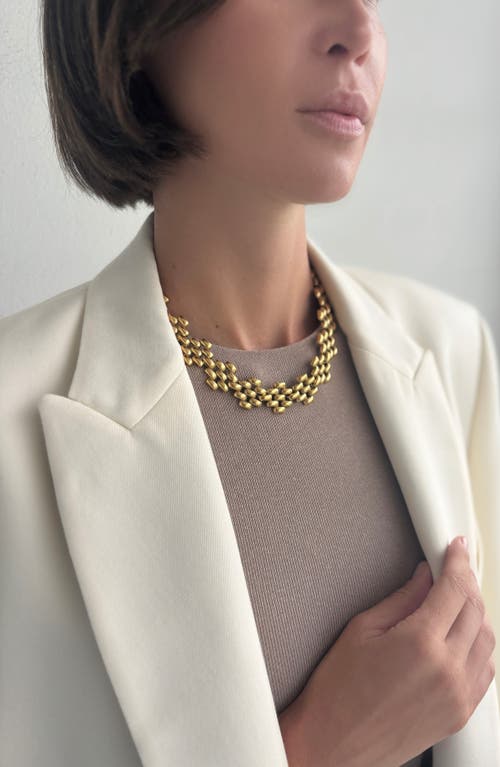 St. Moran Collar Necklace In Gold