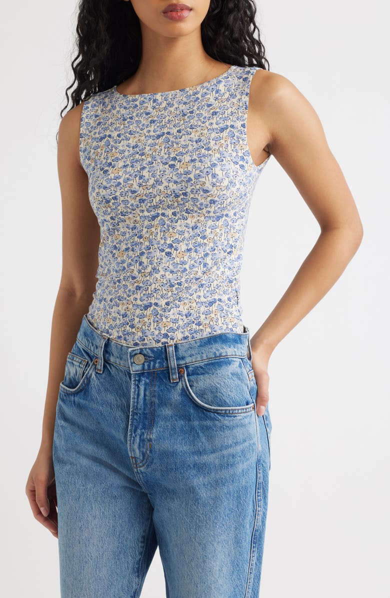 Reformation Dusk Sleeveless Knit Top, Main, color, Dara