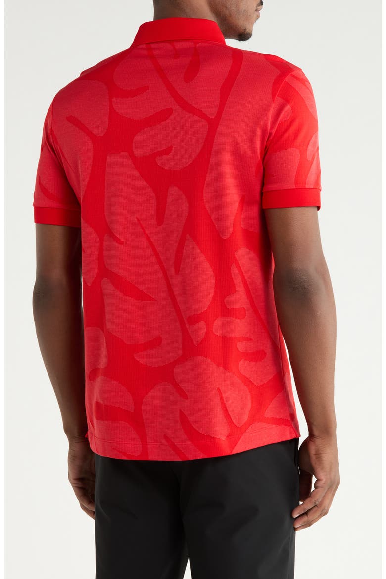 Penrose Cotton Knit Polo, Alternate, color, BRIGHT RED