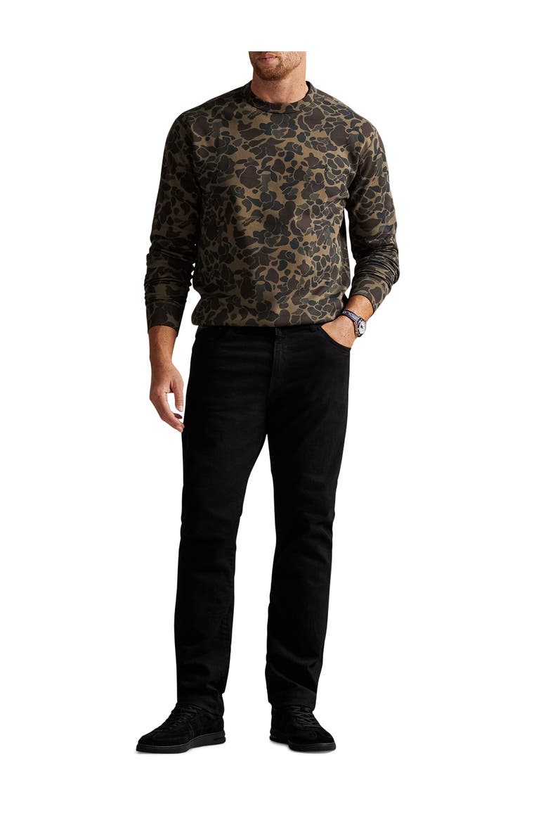 Big & Tall Camo Double-Knit Sweatshirt, Alternate, color, OUTDOORSMAN CAMO