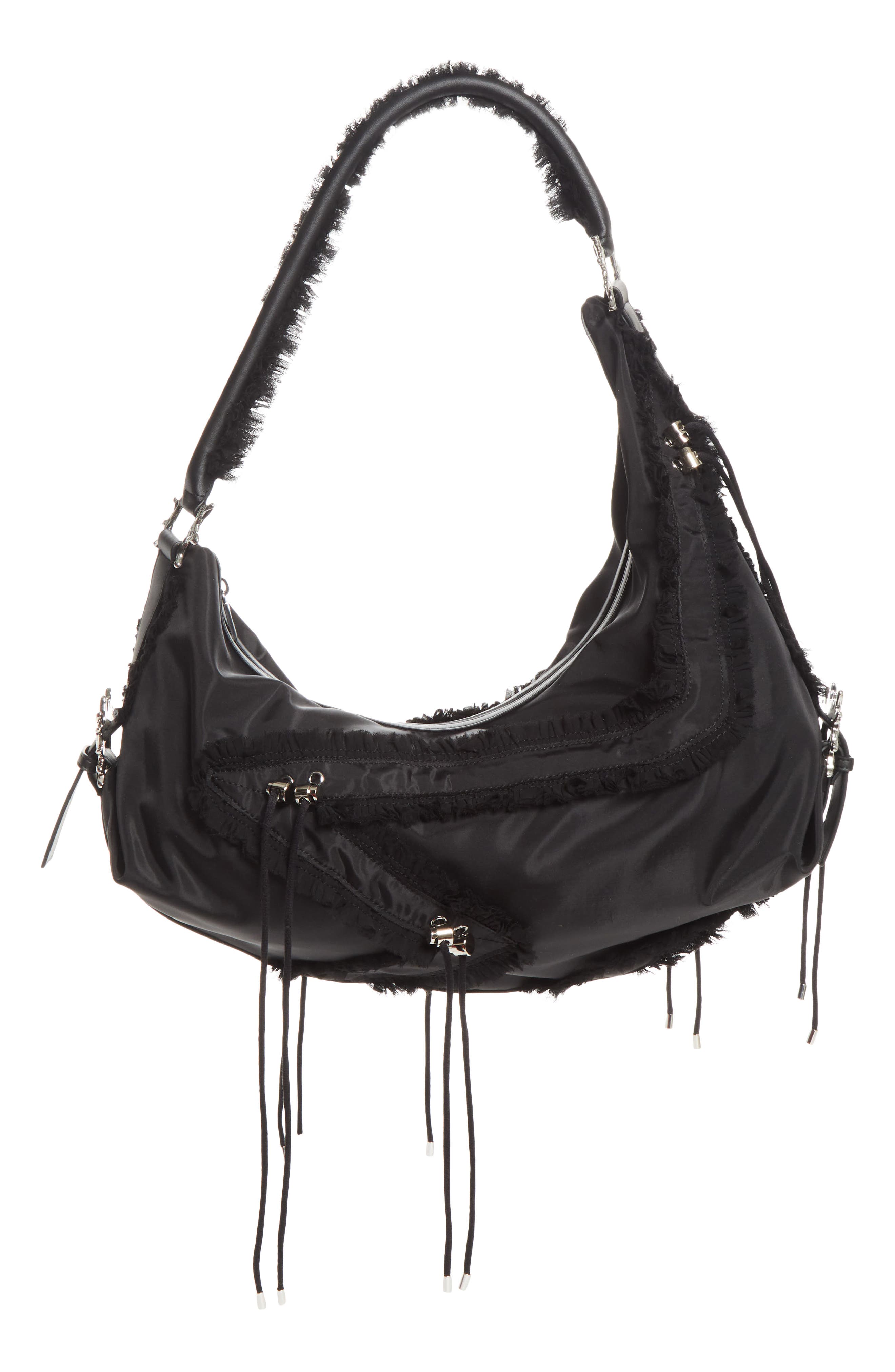 x Collina Strada Star Mushy Bag, Main, color, BLACK