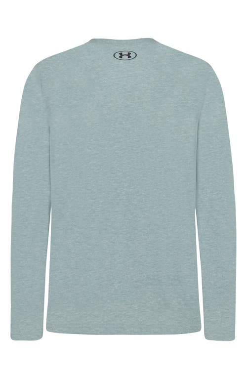 Under Armour Kids' Half Bass Long Sleeve Graphic T-shirt In Blue