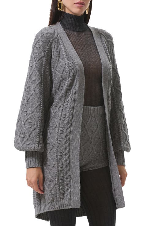 Bartow Longline Open Front Cardigan