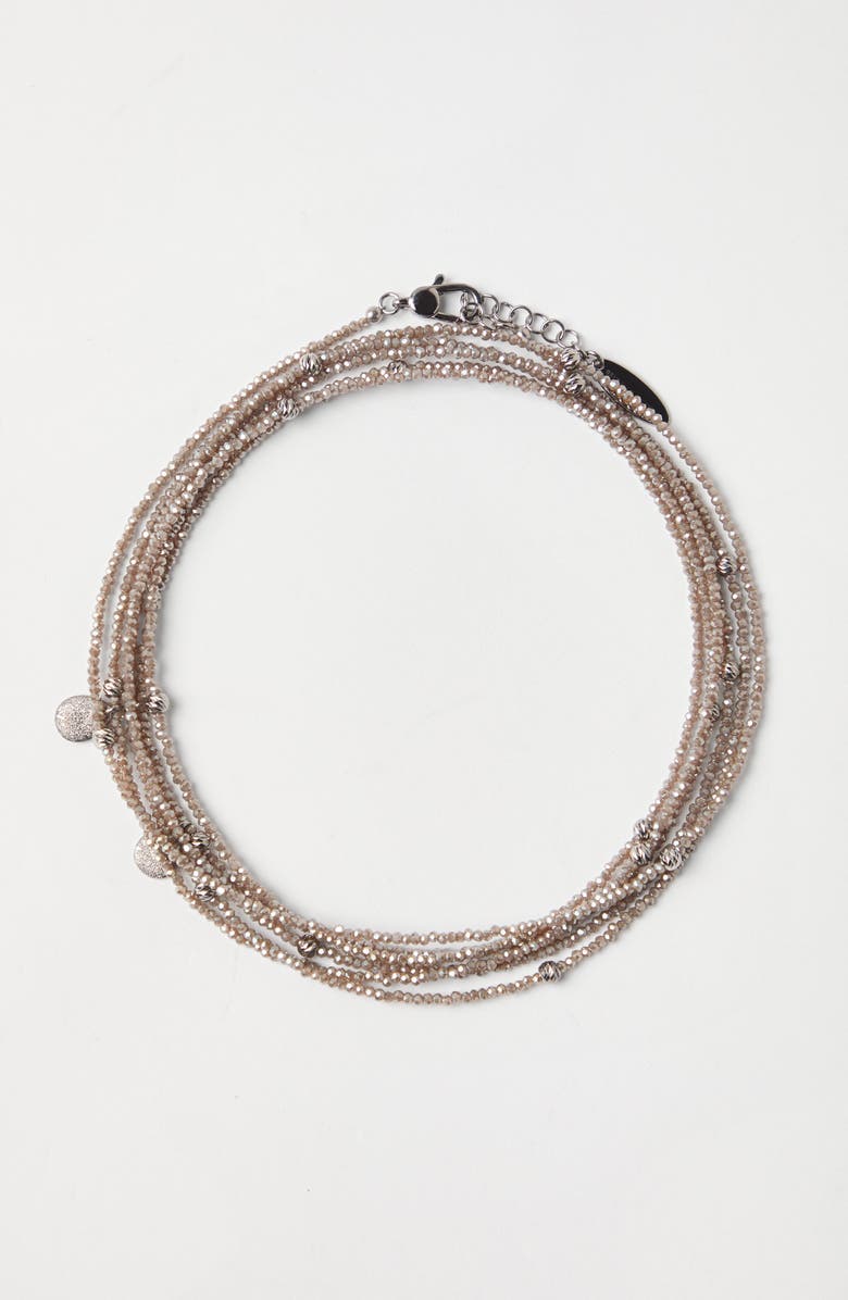 Brunello Cucinelli Vetro and Sterling Silver bracelet, Alternate, color, 