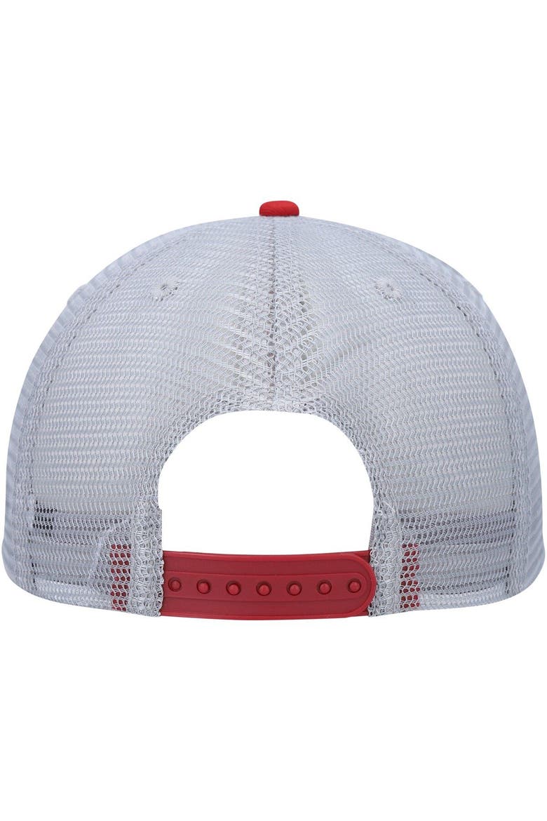 Men's Colosseum  Cardinal/Gray Iowa State Cyclones Snapback Hat, Alternate, color, Cardinal