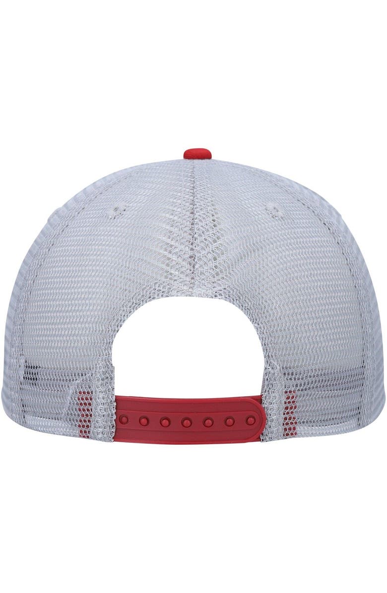 COLOSSEUM Men's Colosseum  Cardinal/Gray Iowa State Cyclones Snapback Hat, Alternate, color, Cardinal