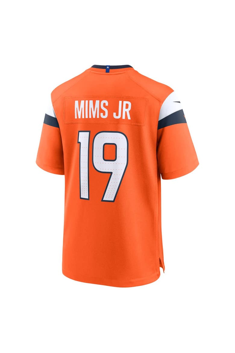 Men's Nike Marvin Mims Jr  Orange Denver Broncos Team Game Jersey, Alternate, color, Orange