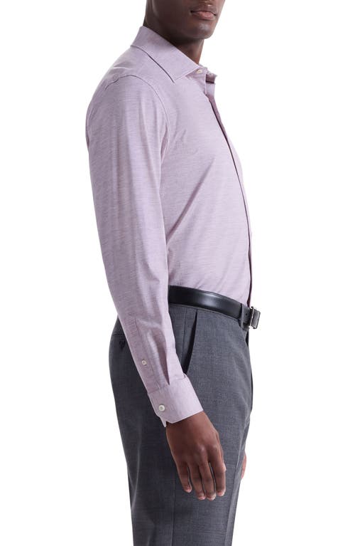 Bugatchi James Ooohcotton® Space Dye Button-up Shirt In Pink