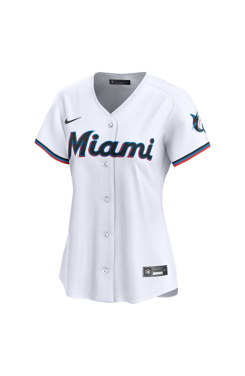 Nike Women's Nike Jazz Chisholm Jr. White Miami Marlins Home Limited Player Jersey, Alternate, color, 
