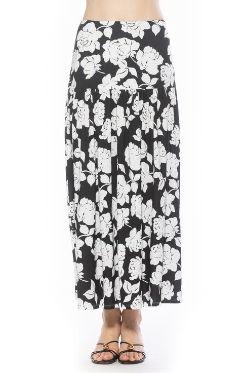 Aven Drop Waist Maxi Skirt