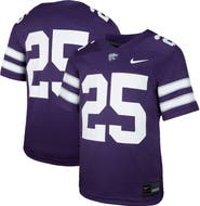 Nike Youth Nike #25 Purple Kansas State Wildcats Untouchable Replica Game Jersey