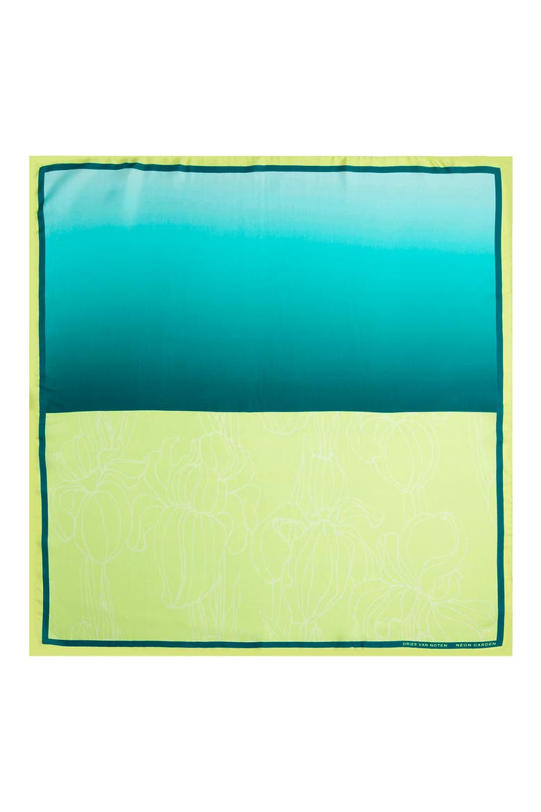 Foulard Neon Garden, Main, color, NO COLOR