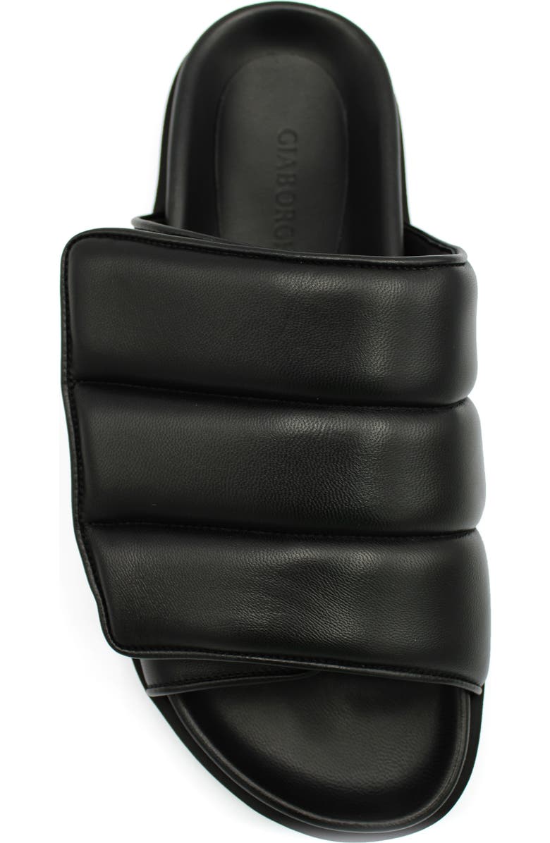 GIA BORGHINI GIABORGHINI Quilted Leather Slide Sandal, Alternate, color,