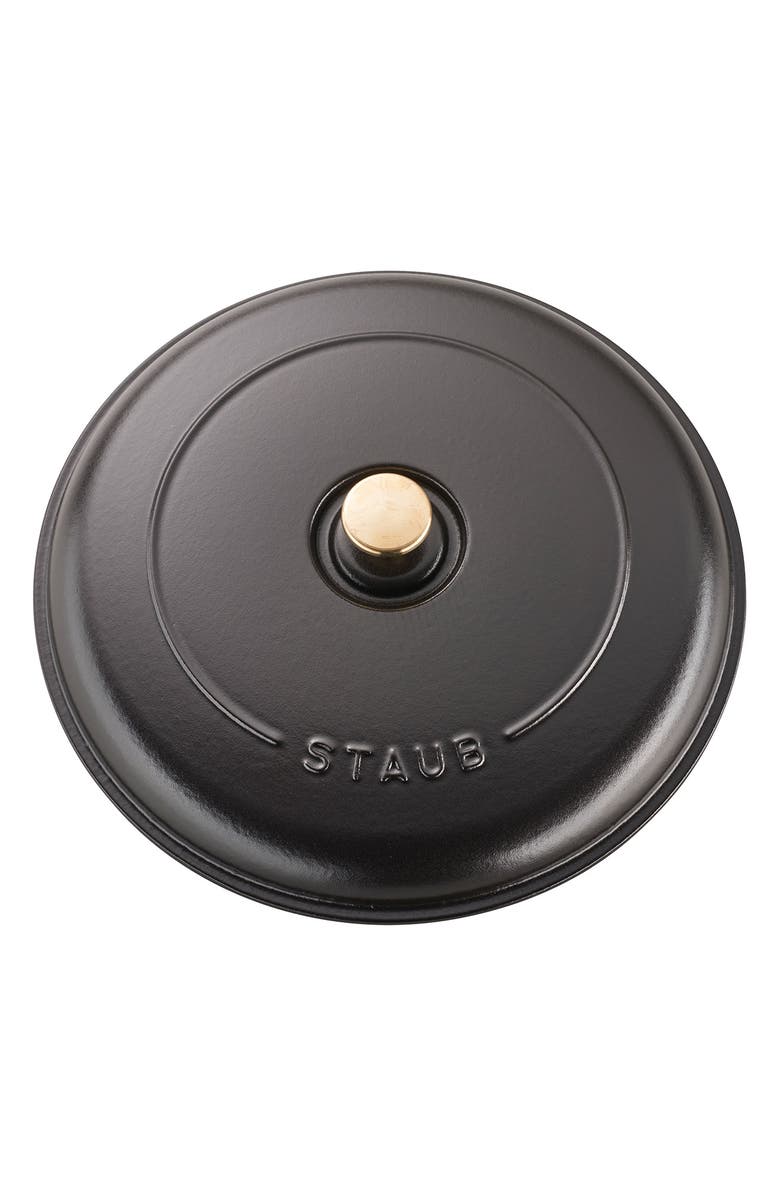 Staub 3.5-Quart Enameled Cast Iron Braiser, Alternate, color, Matte Black