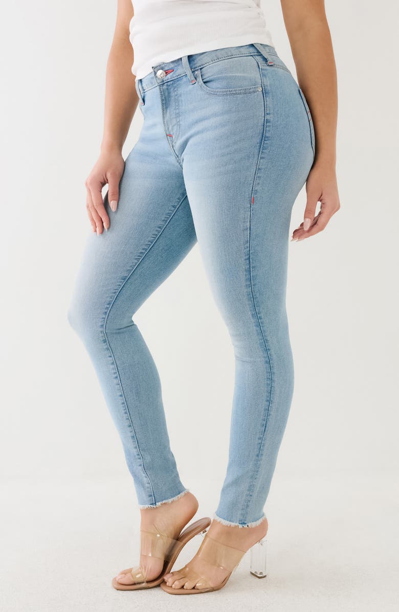 True Religion Jennie Mid Rise Skinny Jeans, Alternate, color,