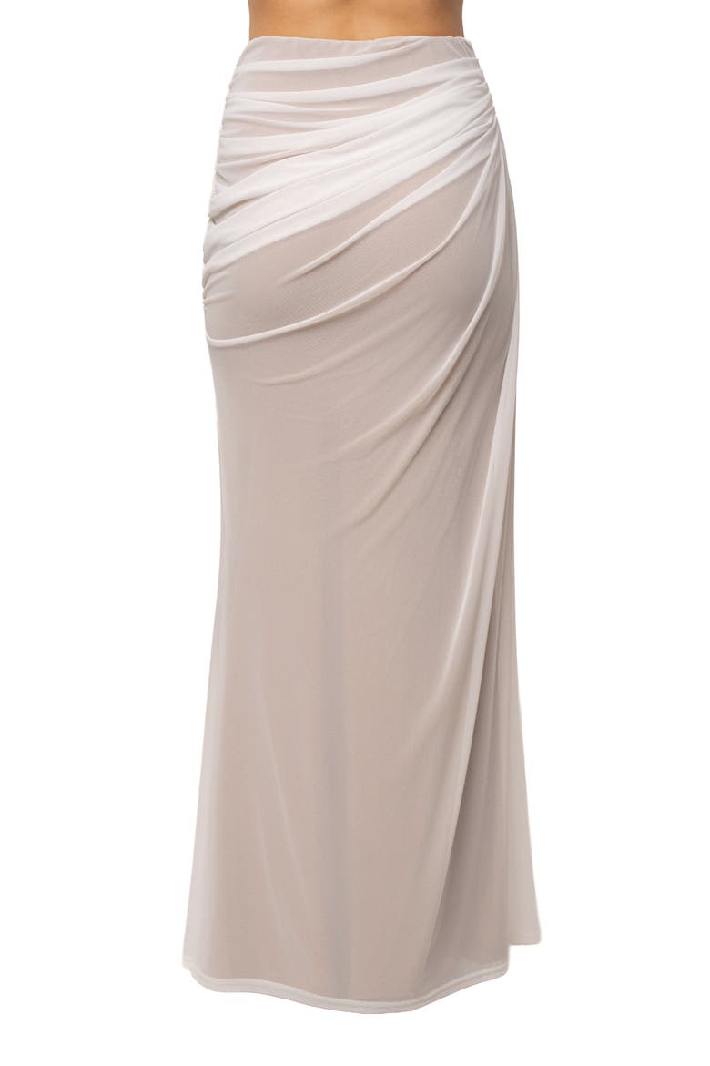 Ethereal Flow Maxi Skirt, Alternate, color, Ivory