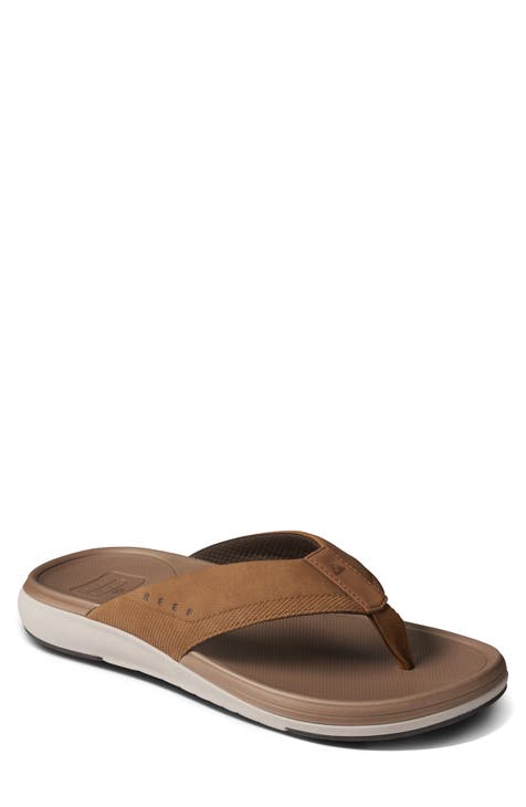 Men s Brown Sandals Slides Flip Flops Nordstrom