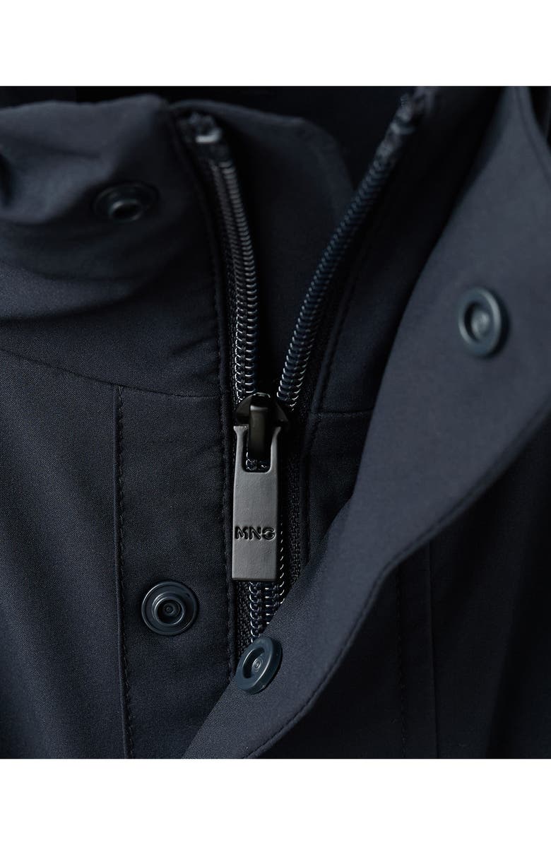 MANGO Water Repellent Thermolite<sup>®</sup> Jacket, Alternate, color, Navy