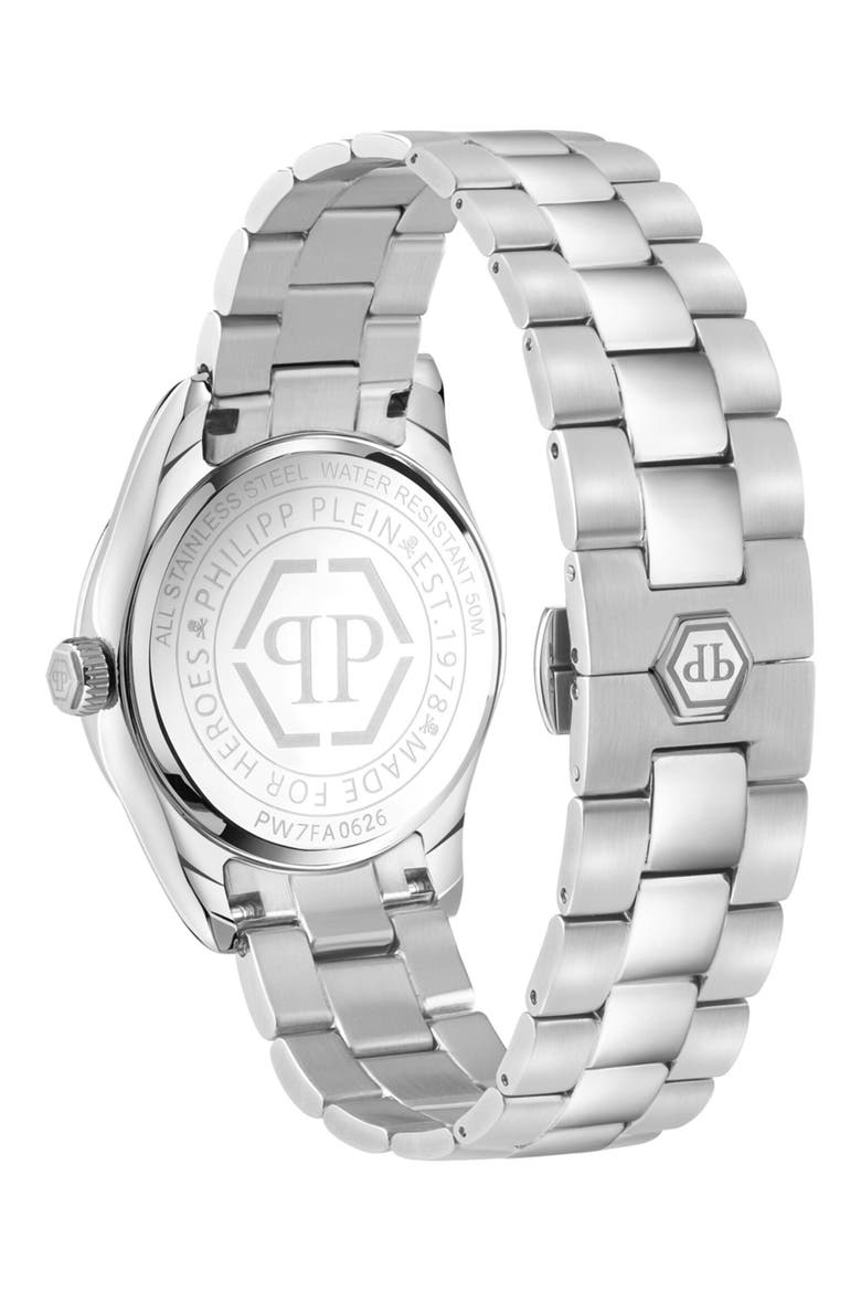 Queen Bracelet Watch, 36mm, Alternate, color, STAINLESS STEEL