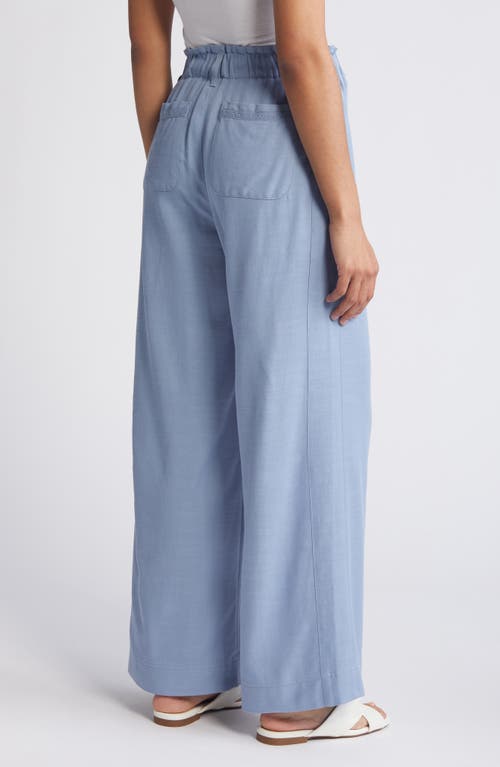 Wit & Wisdom Sky Rise Wide Leg Pants In Horizon Blue