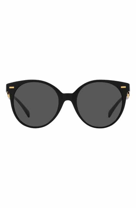 Versace 55mm Round Sunglasses