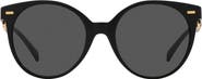 Versace 55mm Round Sunglasses