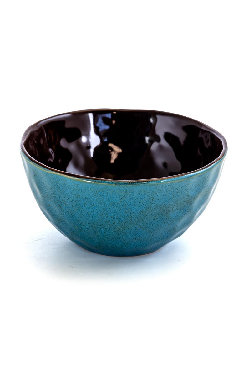 Sea Glass 16 Piece Stoneware Dinnerware Set, Alternate, color, Blue