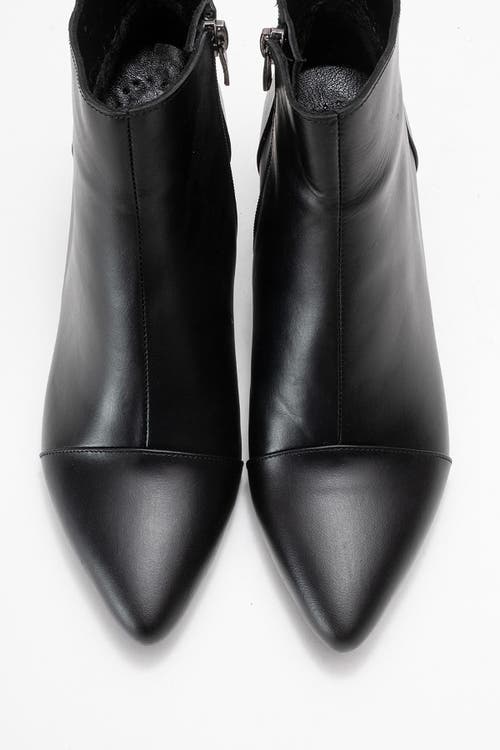 Forever & Always Shoes Gael Leather Block Heel Boot In Multi