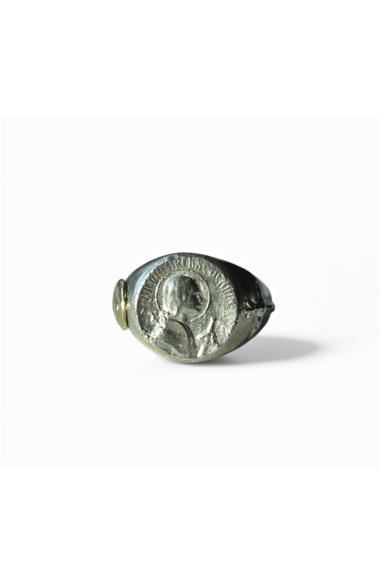 SAINT VAGABOND Joan of Arc Ring, Main, color, Sterling Silver With Brass
