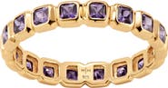MADE BY MARY Cubic Zirconia Eternity Birthstone Ring