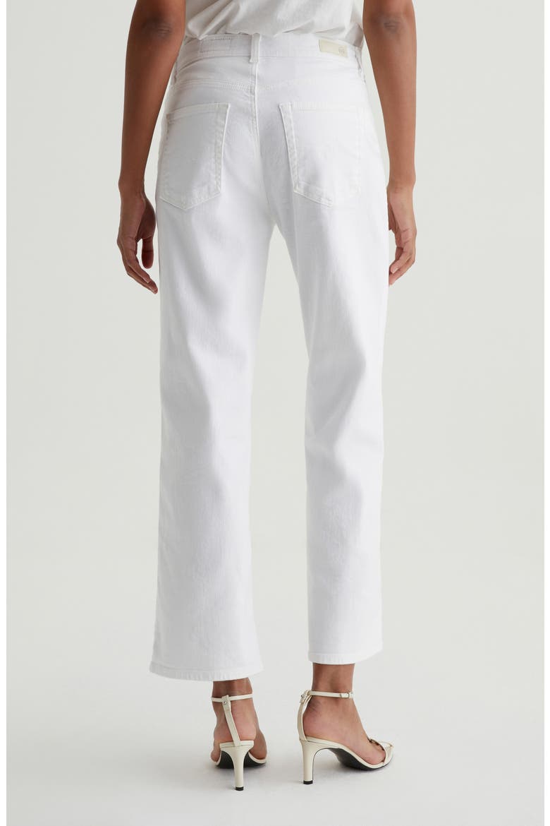 Brinley Mid Rise Ankle Straight Leg Jeans, Alternate, color, GALLERY WHITE