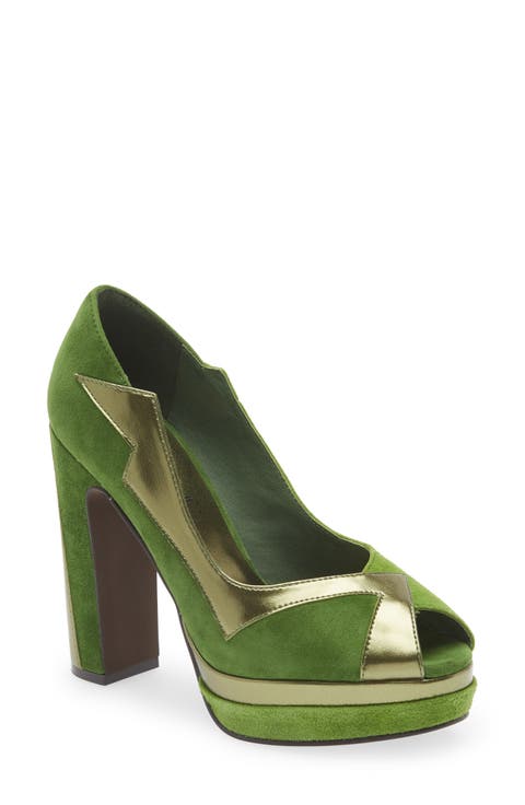 Bad-Gurl Mixed Media Pump (Women)