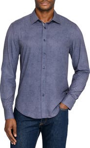 Brooklyn Brigade Prism Print Woven Long Sleeve Basic