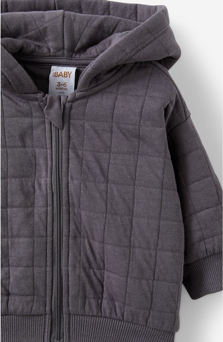 Cotton On Kids Quilted Zip Through, Alternate, color, 