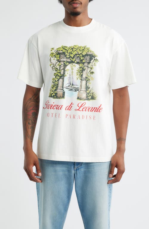 Id Supply Co Hotel Paradise Graphic T-shirt In White
