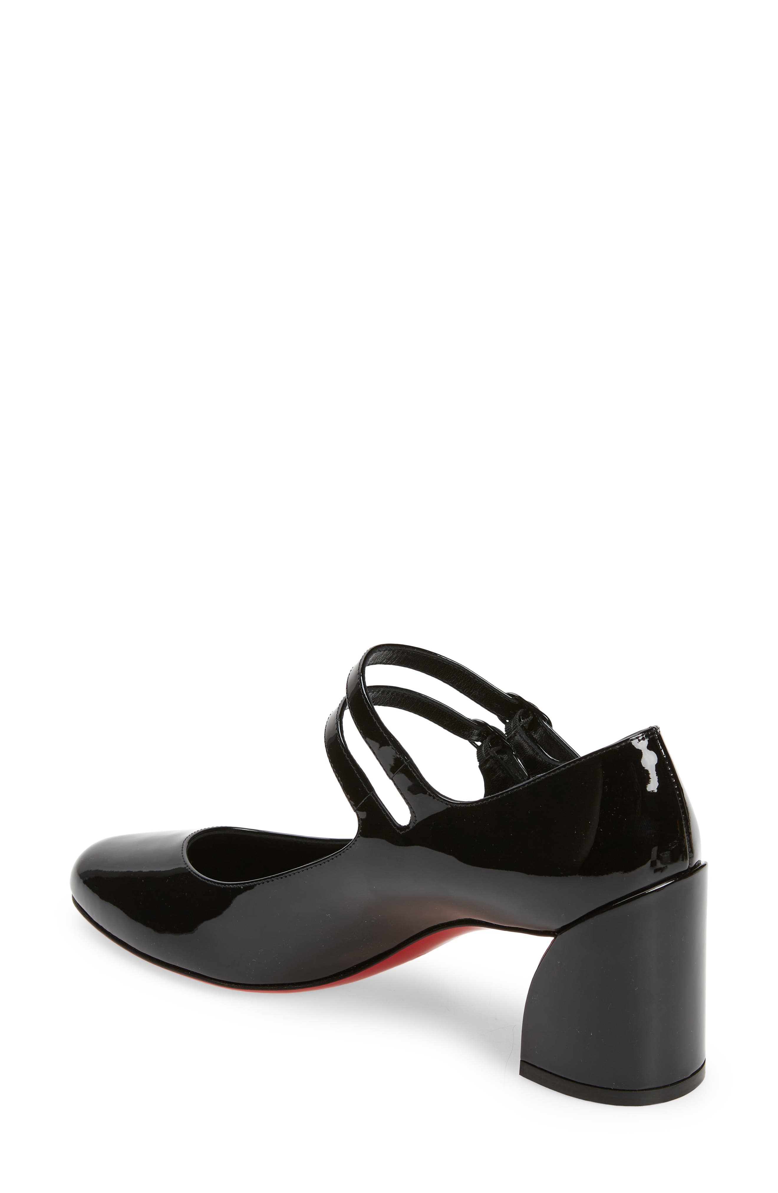 Christian Louboutin Miss Jane Pump, Alternate, color, B439 Black/Lin Black