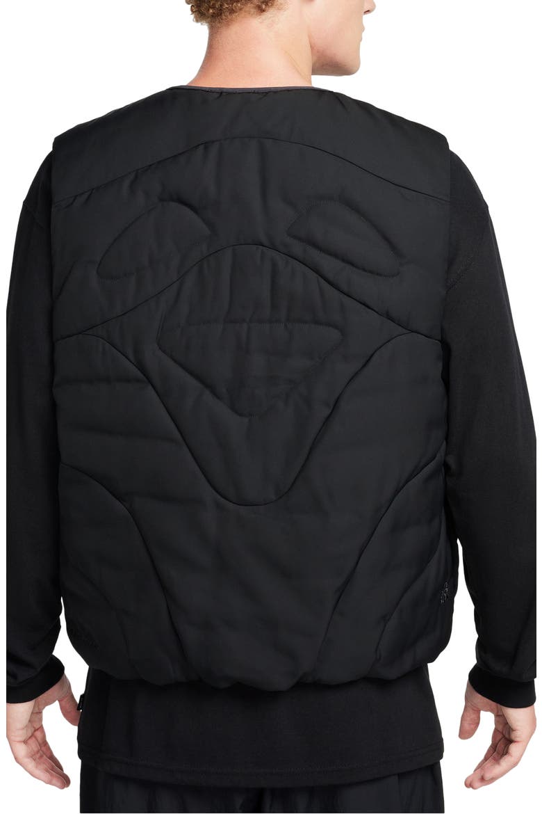 Sportswear Tech Pack Therma-FIT ADV Water Repellent Insulated Vest, Alternate, color, BLACK/ BLACK