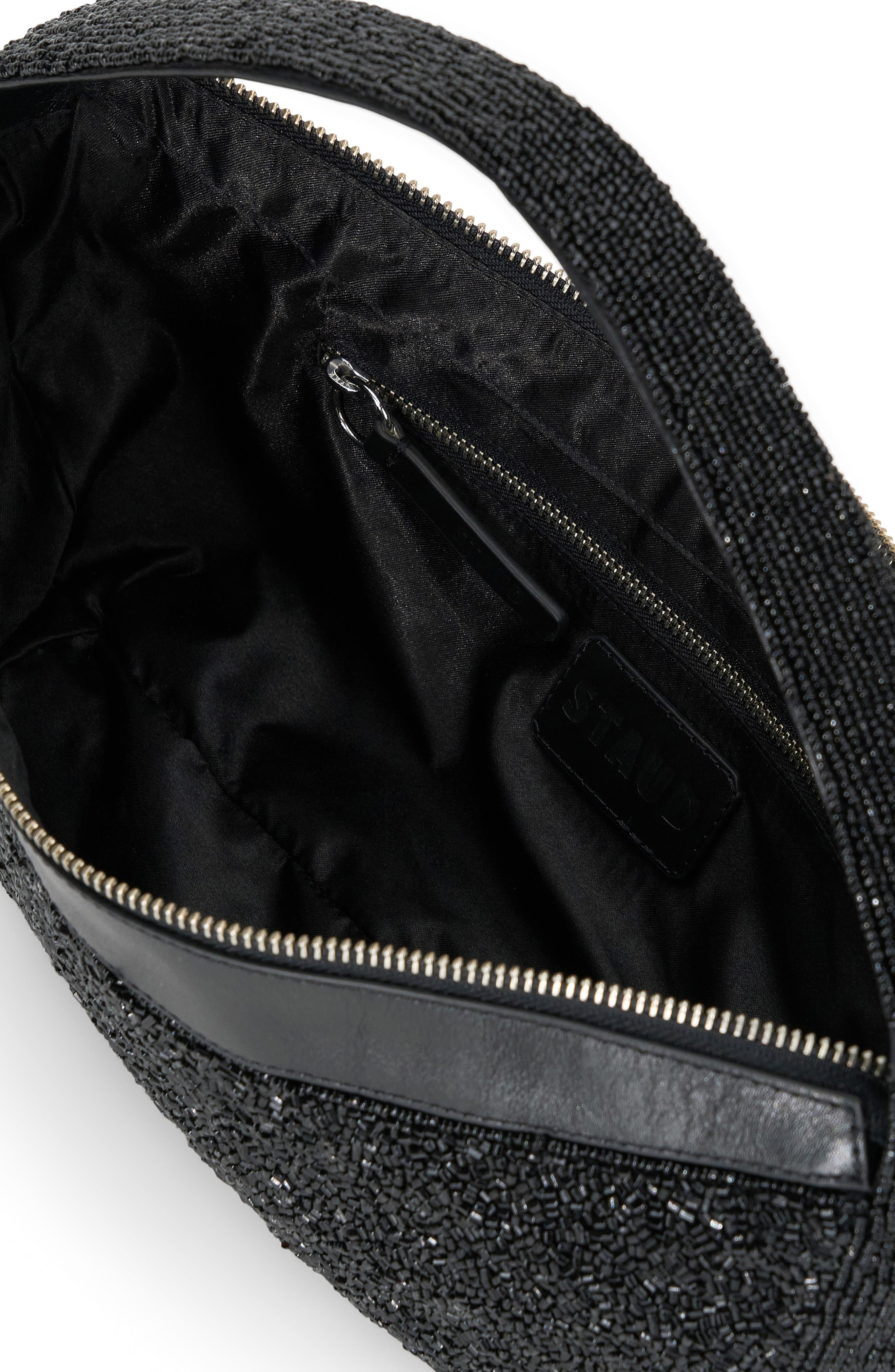 STAUD Demy Convertible Shoulder Bag, Alternate, color, Black